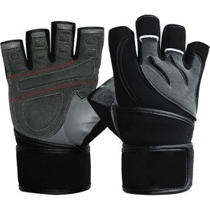 Deepoq Leather Gym Gloves