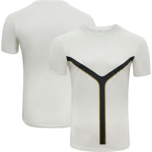 White Short Sleeves Sweat-Wicking Gym T-Shirt
